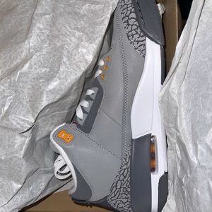 Jordan 4s grey/orange new in box